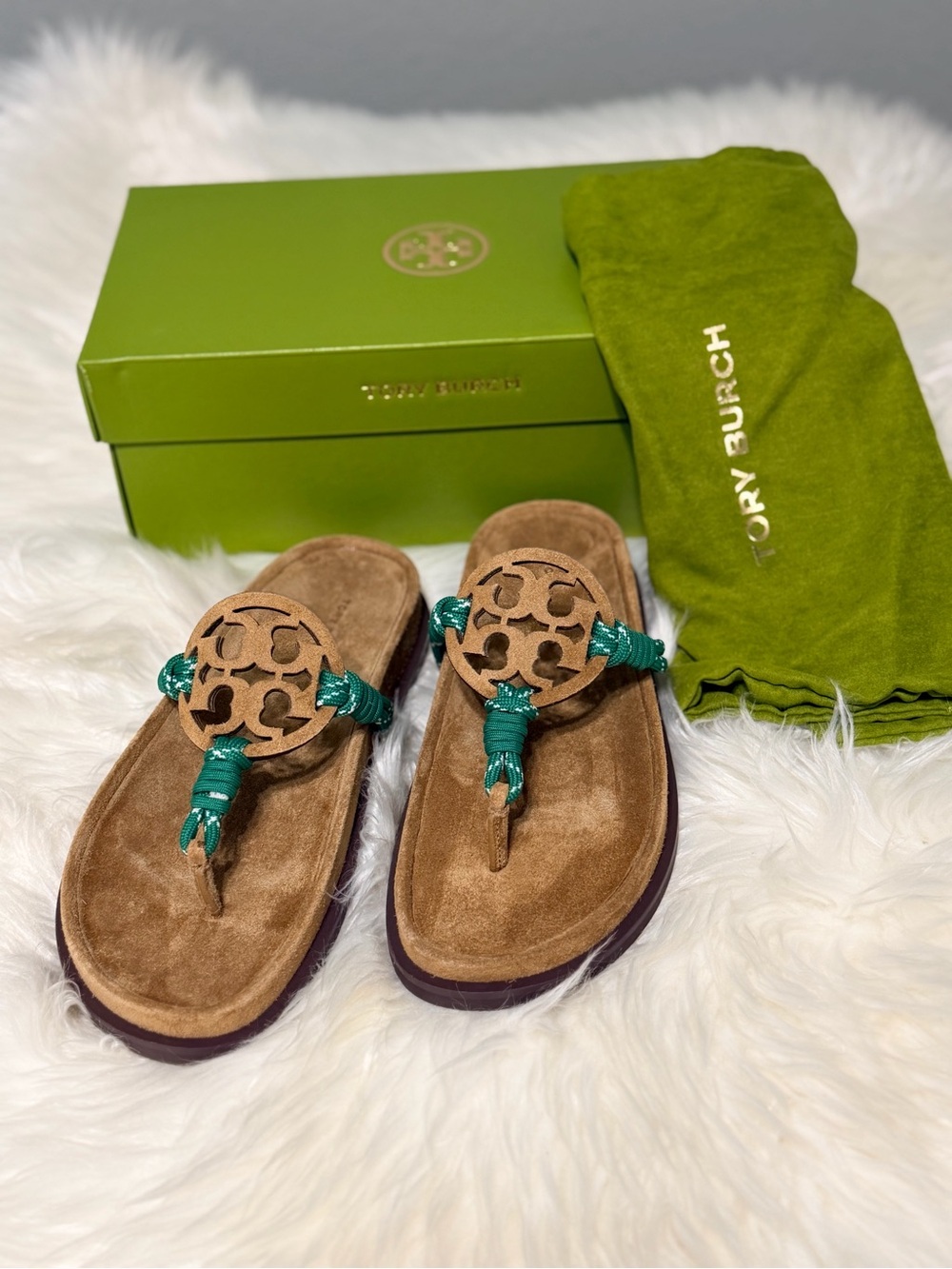 Tory Burch Miller Coud Rope Sandals